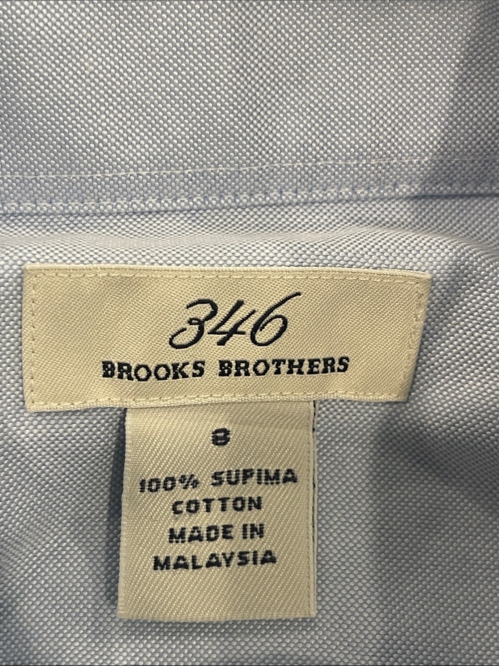 Brooks Brothers Preppy Cotton Oxford Button Down Shirt Size 8 - Picture 7 of 7
